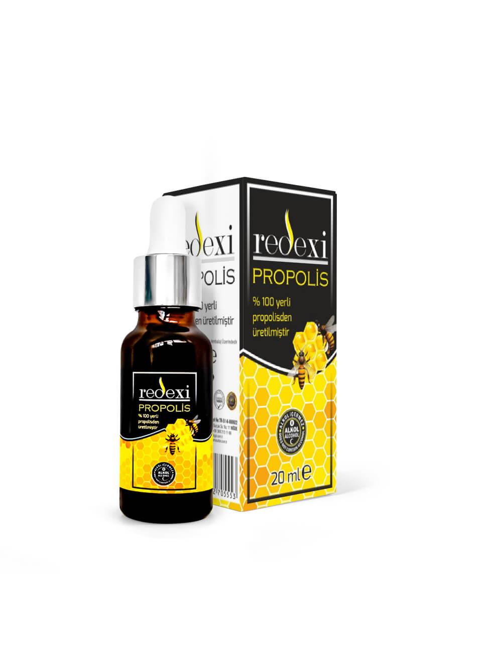 Sıvı Propolis 20 ml (Alkol İçermeyen, Suda Çözünebilir)