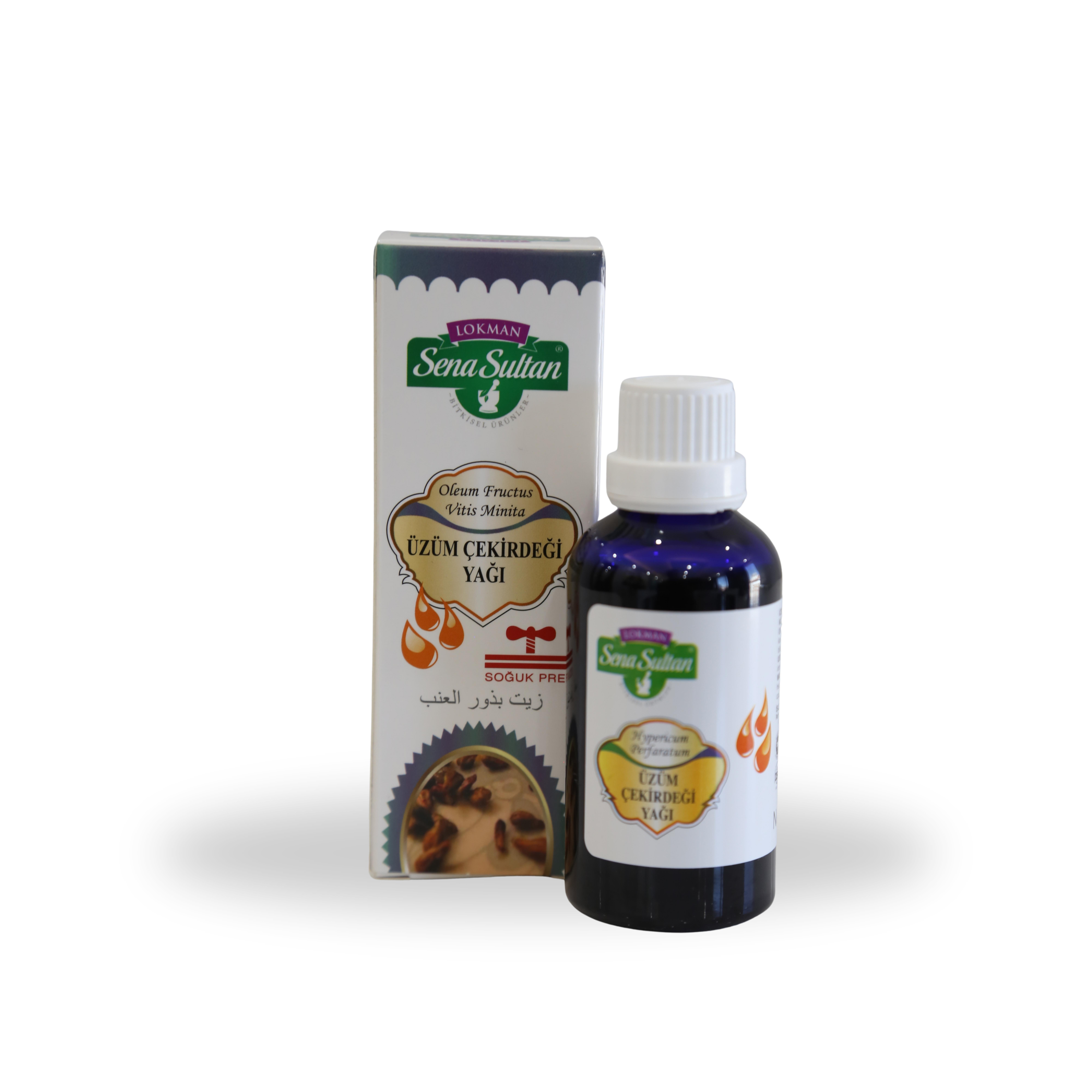 Üzüm Çekirdeği Yağı 50 ml | 1 Koli (12 Adet)