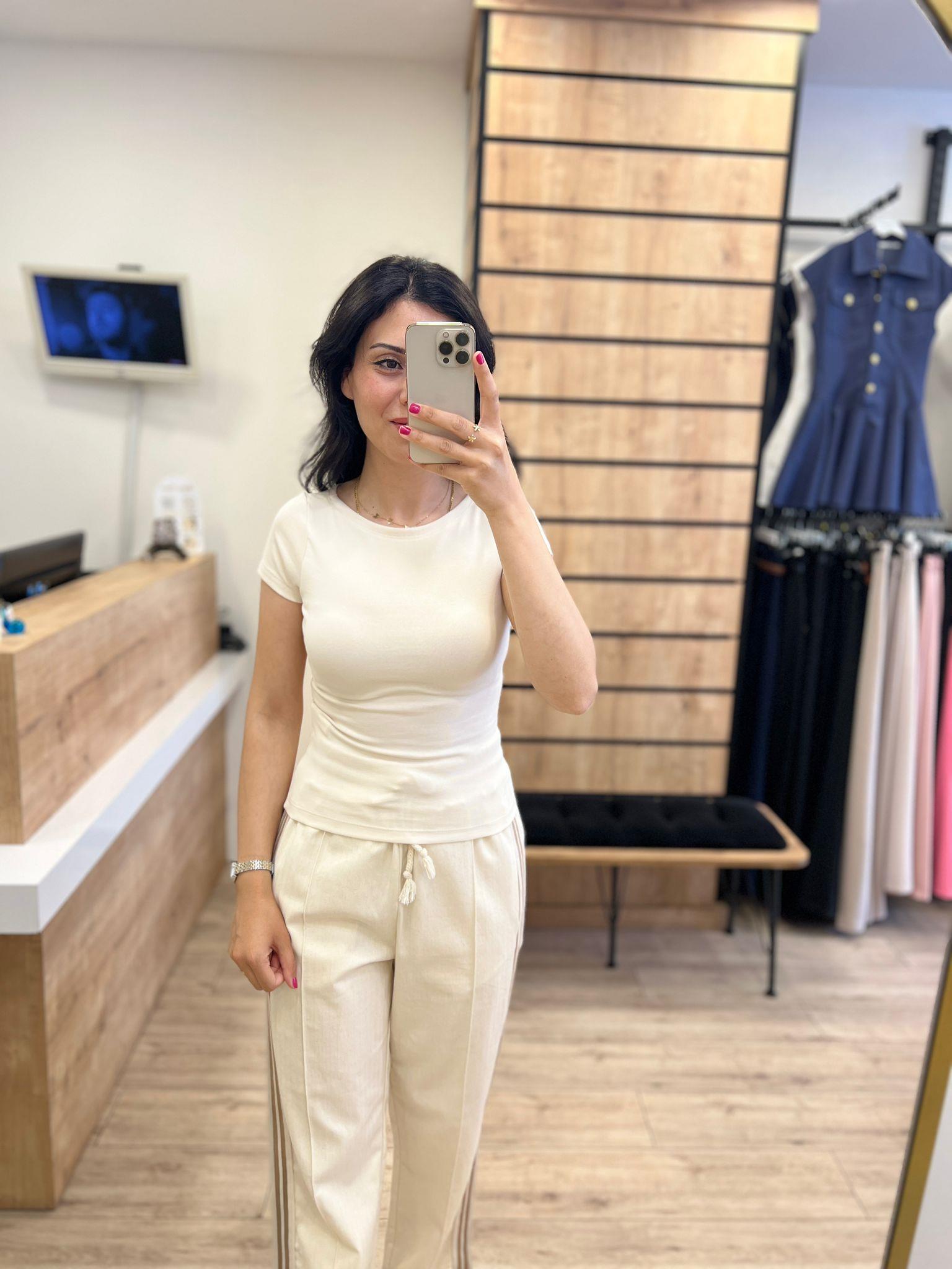 Bej Basic Tshirt