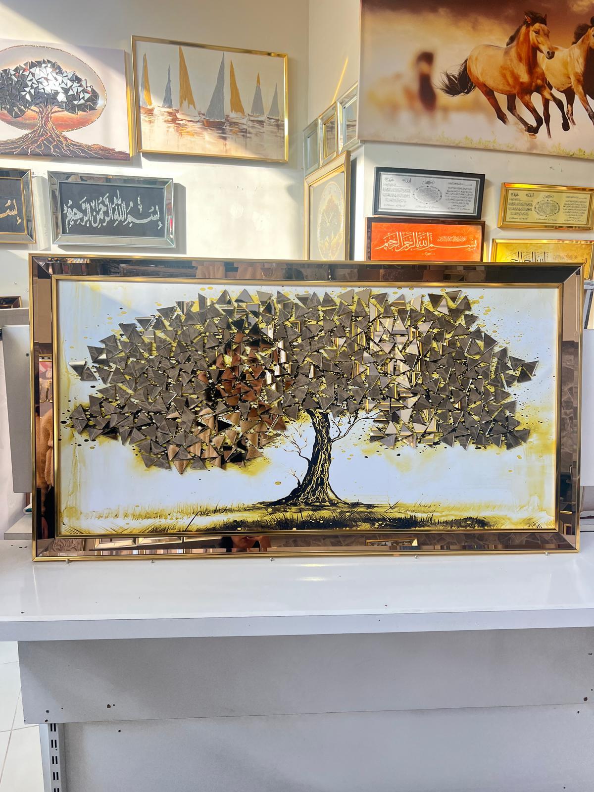 Gold Hayat Ağacı Tablo