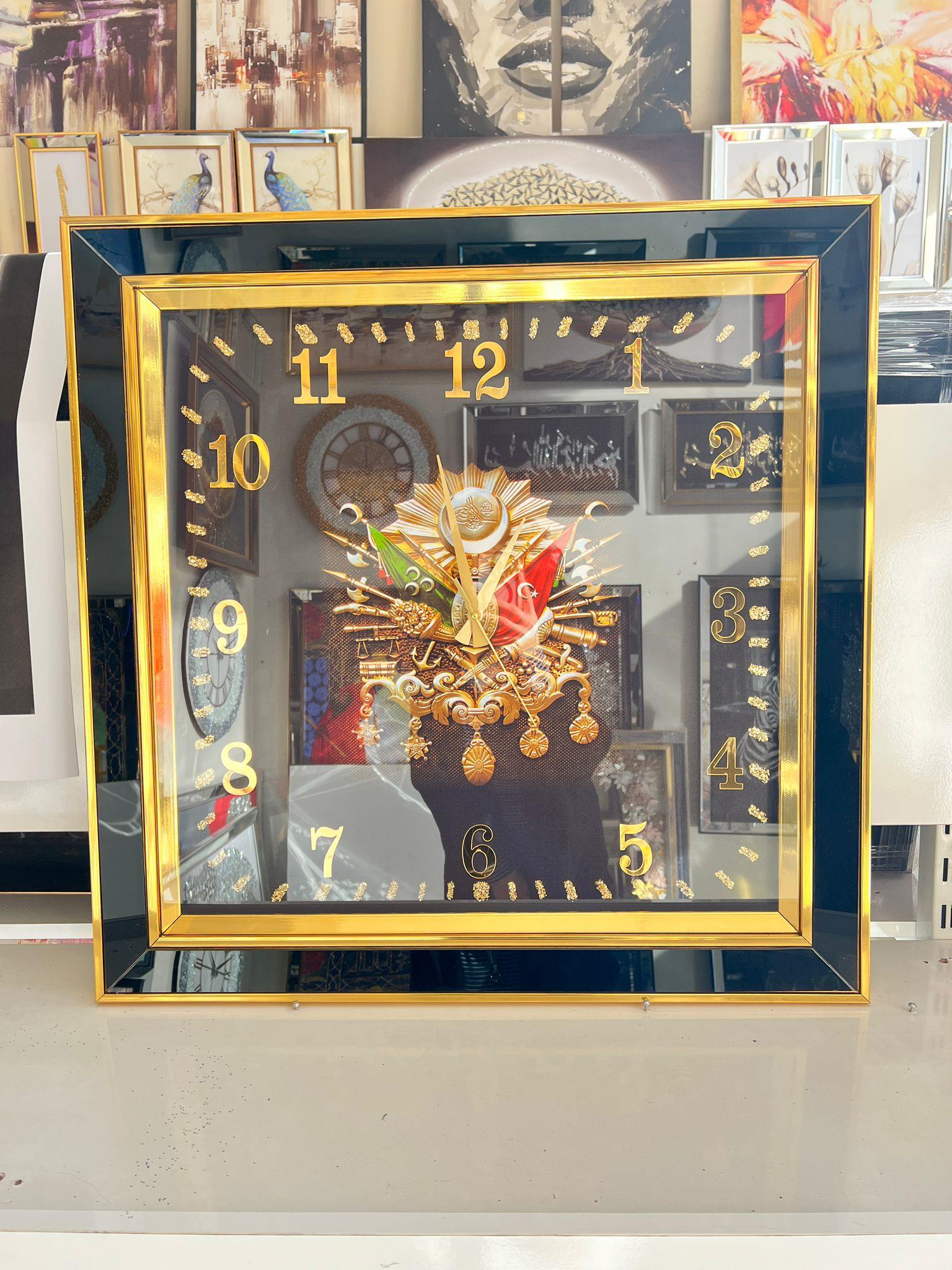 Gold Osmanlı Arması Saat