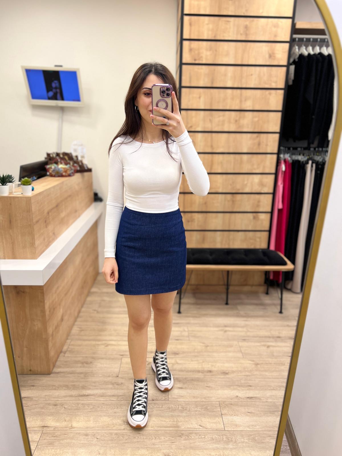 Mavi Denim Mini Etek
