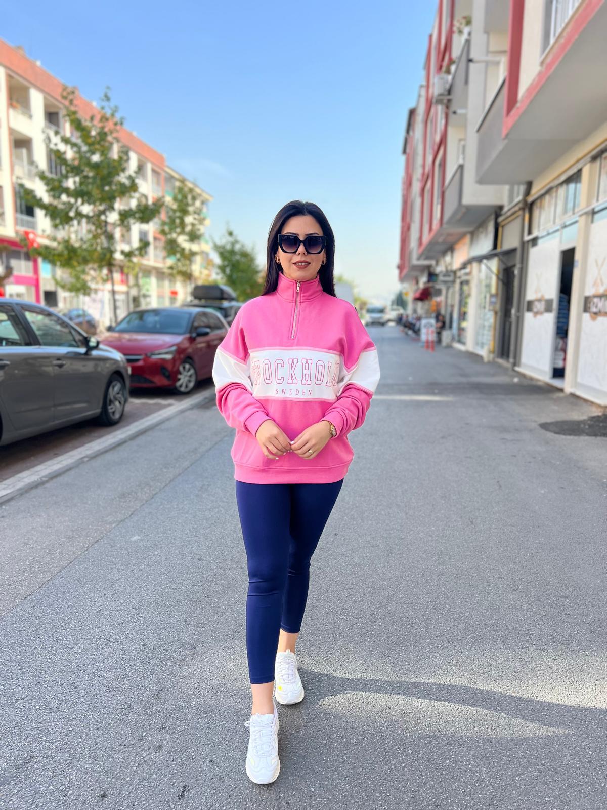 Pembe Garnilli Sweat