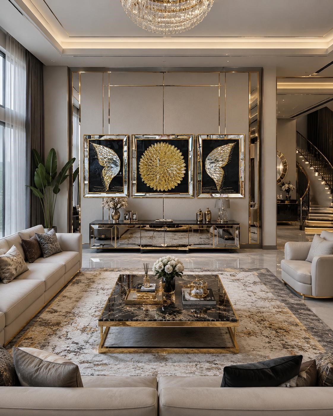 Gold 3 Lü Set Melek Kanadı 