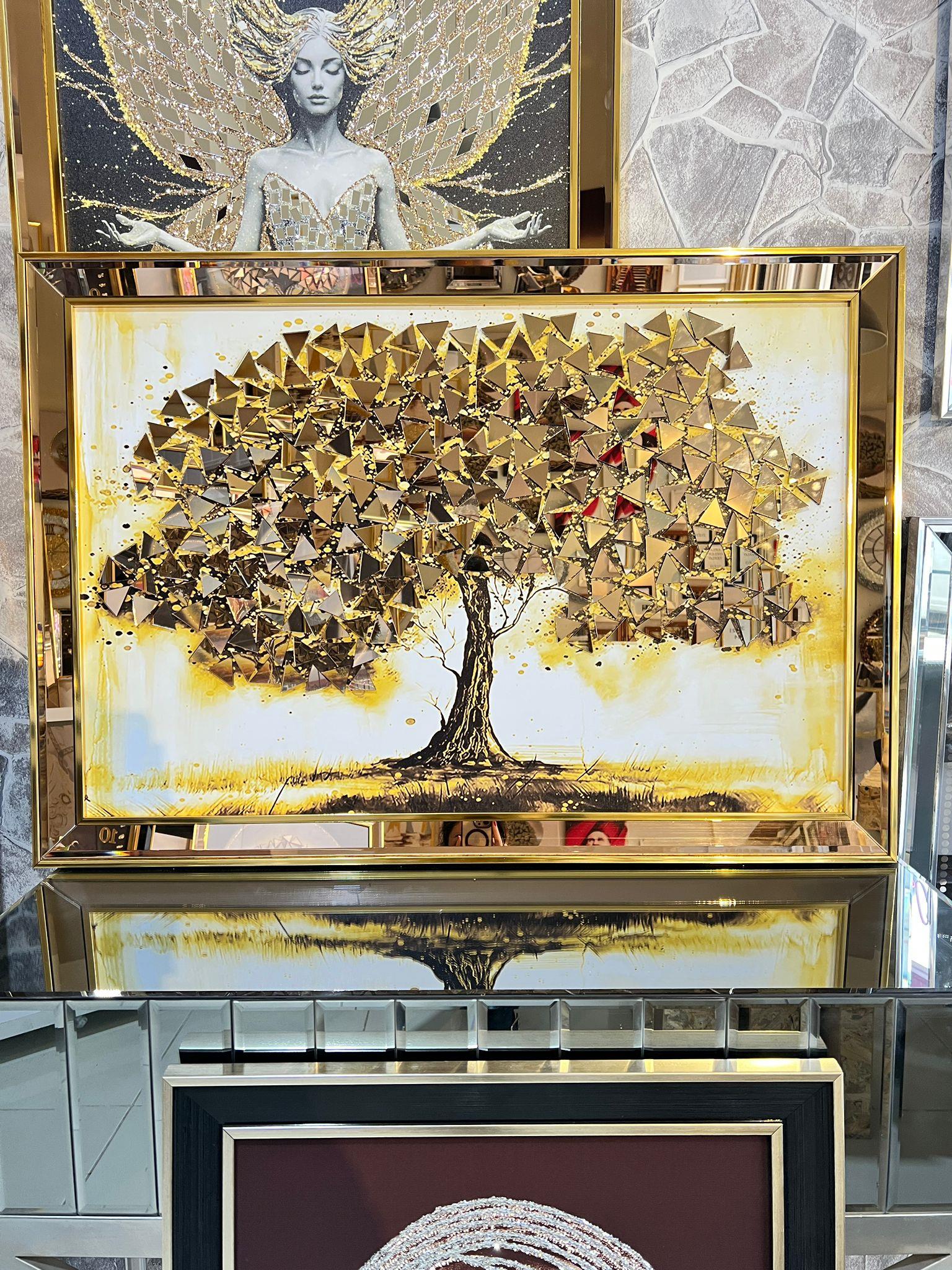 Gold Hayat Ağacı Tablo
