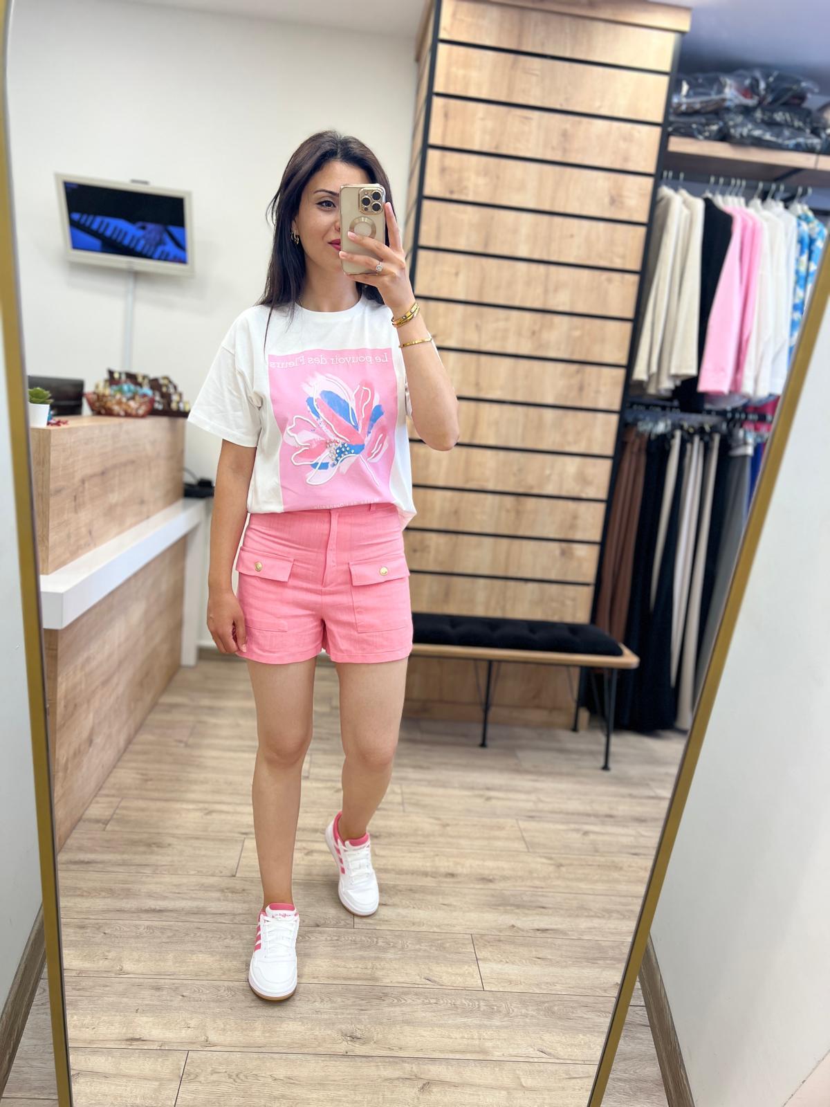 Pembe Şort