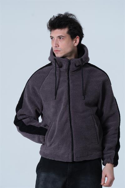 ERKEK MONT Erkek Oversize Peluş Mont