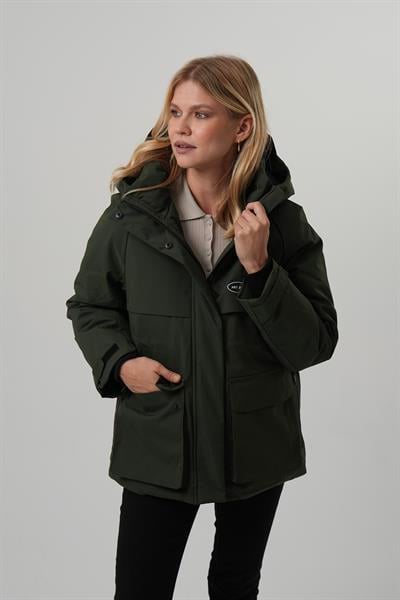 KADIN MONT Kapüşonlu Su itici Rüzgar Geçirmez Kadın Kaban