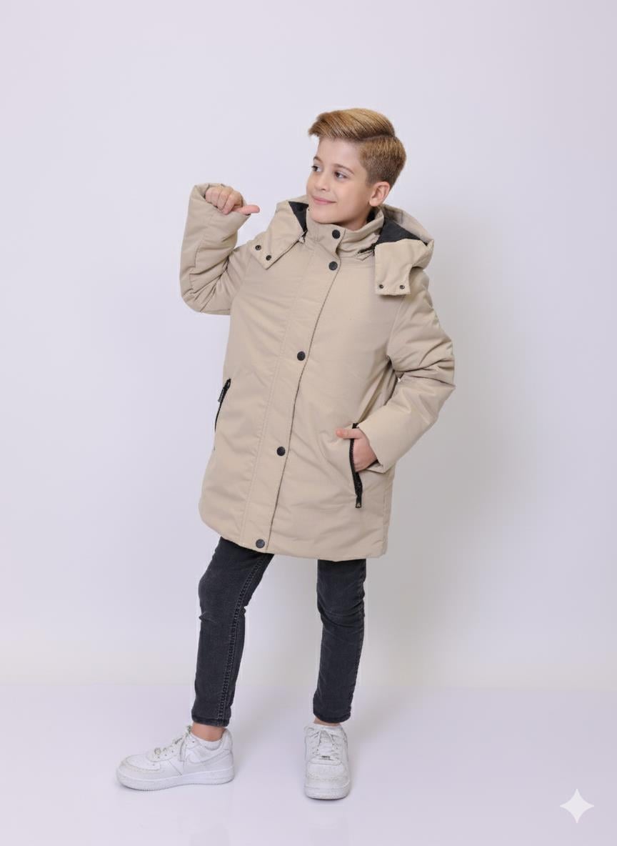 ÇOCUK MONT Kapüşonlu Erkek Çocuk Parka