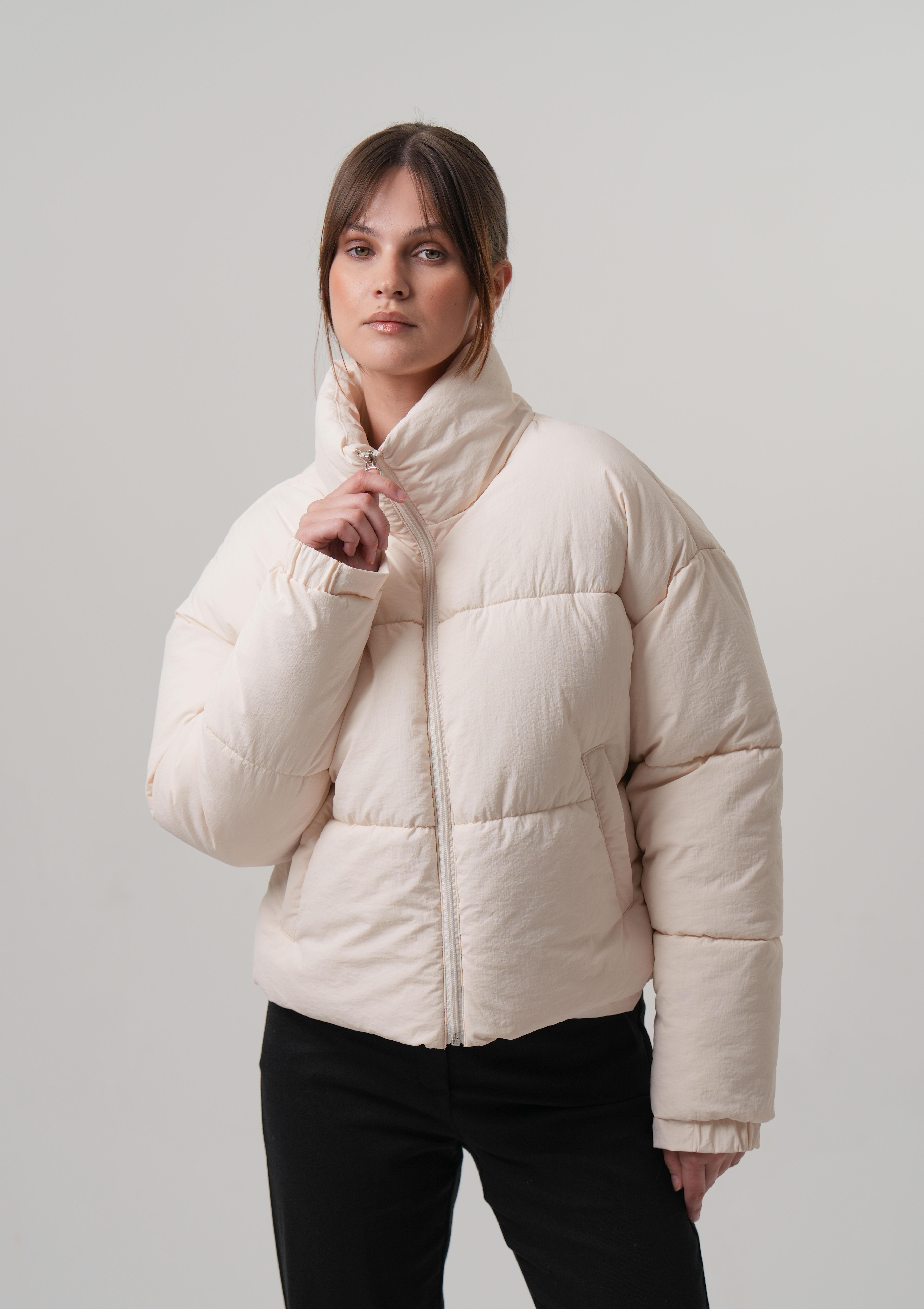 KADIN MONT Şişme Kadın Crop Mont