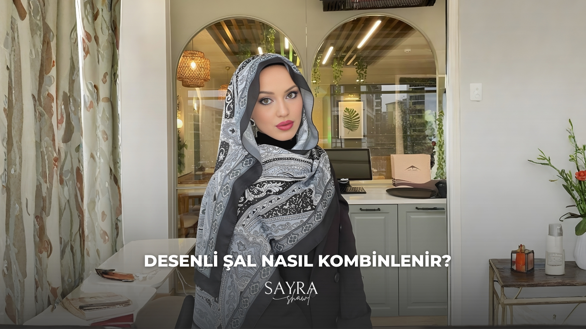 Desenli Şal Nasıl Kombinlenir?
