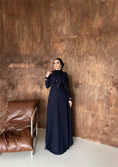 Leyla Abiye Lacivert