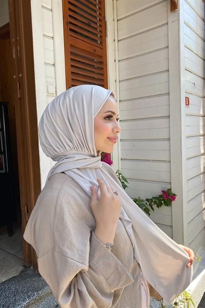 Sayra shawl kadın taş sandy kumaş hazır şal 