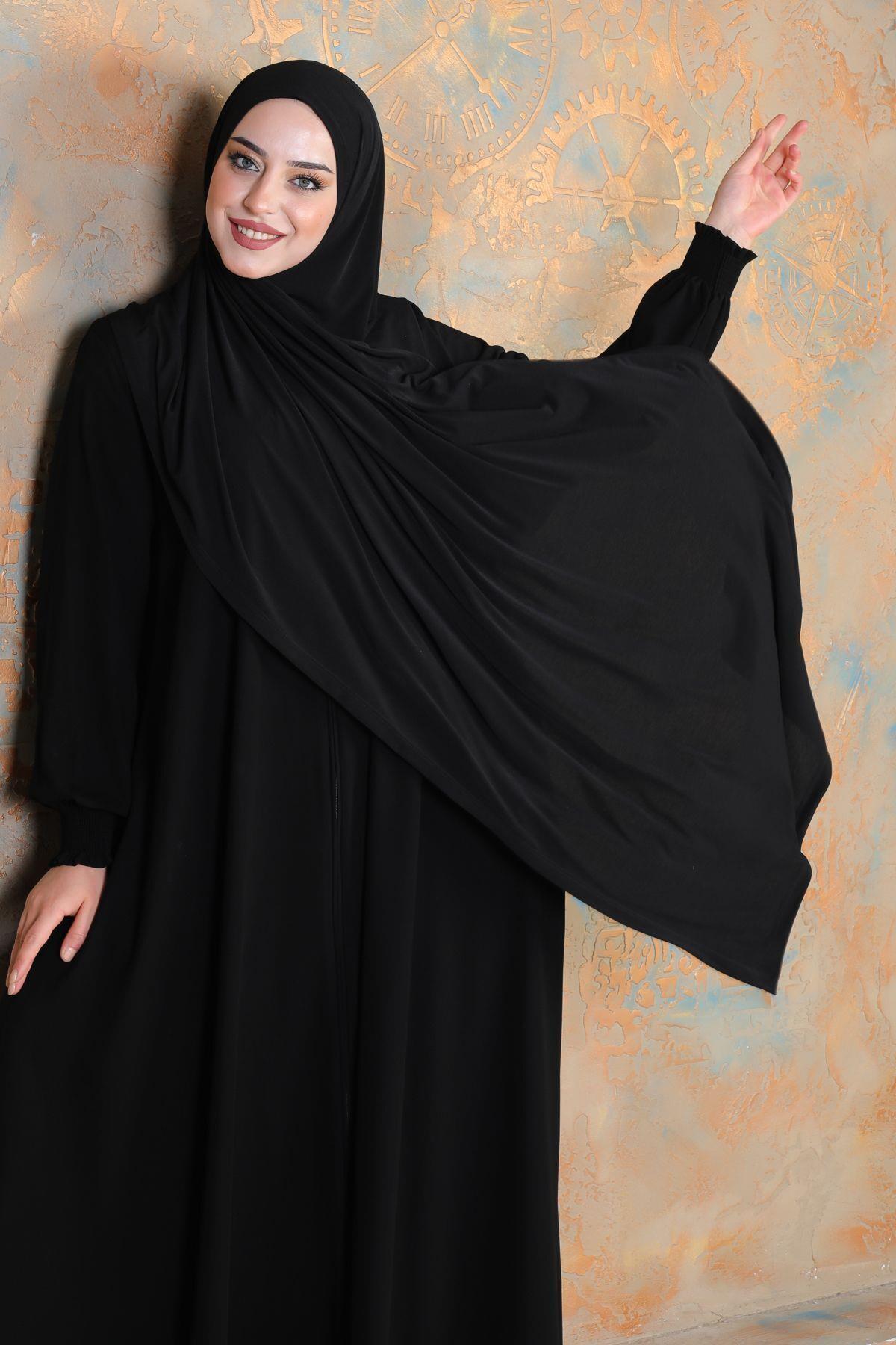 Hijab şal siyah