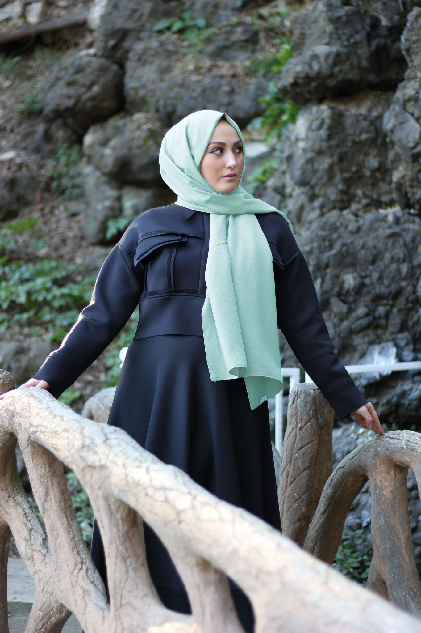 Sayra Shawl Kadın Kapiçino Caz Şal