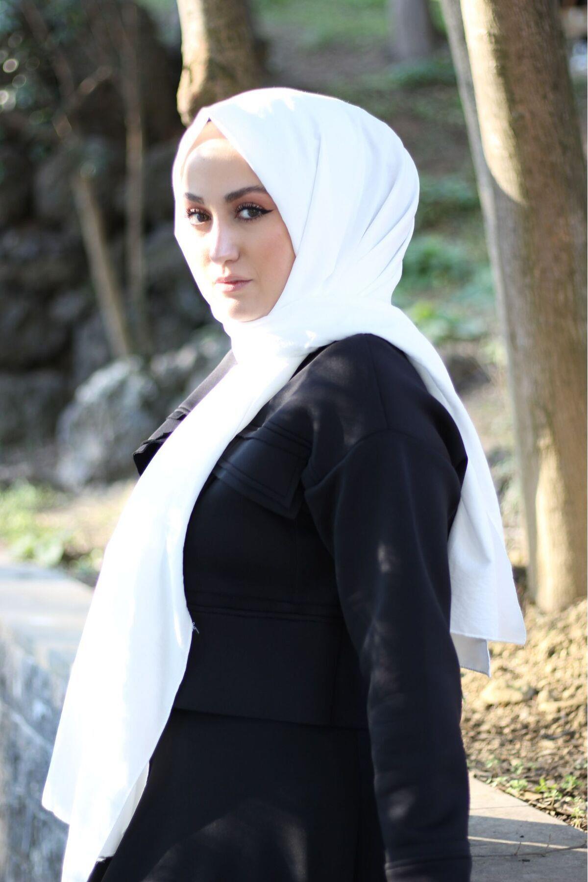Sayrashawl caz şal beyaz
