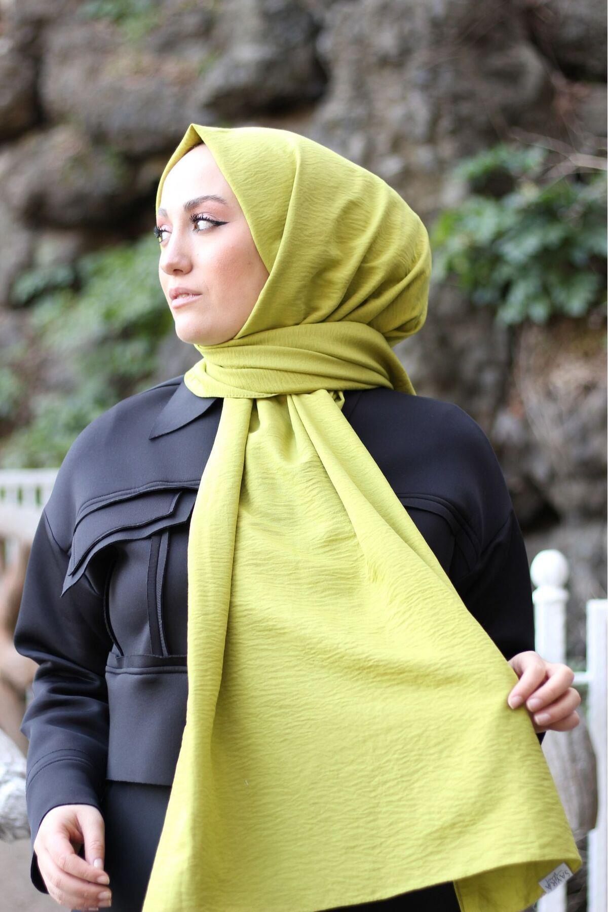 shawl caz şal fıstık yeşili