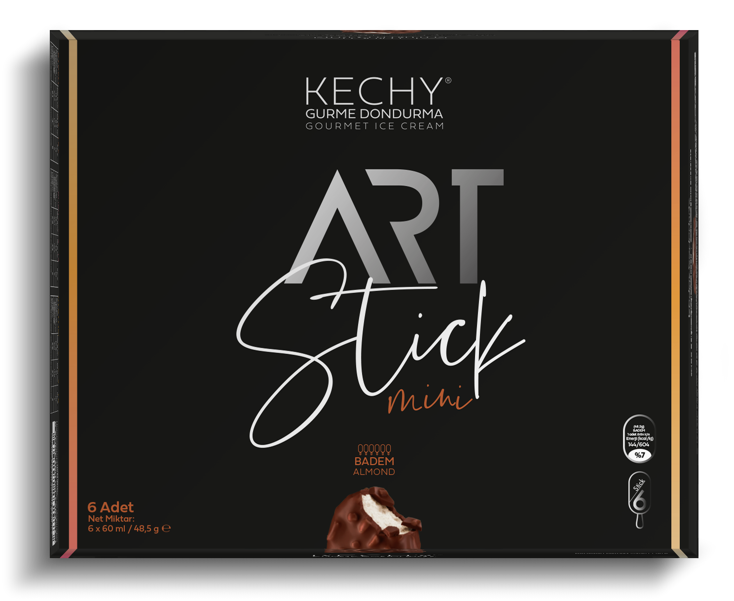 Kechy Gurme Dondurma - ArtStick Mini Badem