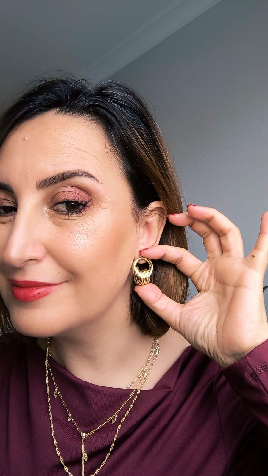 Sarmal Gold Pinterest Küpe