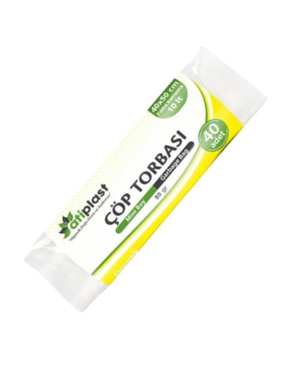 ATİPLAST ÇÖP TORBASI MİNİ BOY 80 GR 40X50 CM40’LI