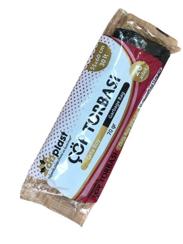 ATİPLAST ORTA BOY 55X60 70 GR ÇÖP TORBASI