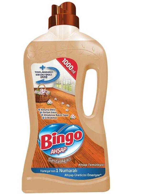 BİNGO AHŞAP TEMİZLEYİCİ SANDAL AĞACI 1000 ML.