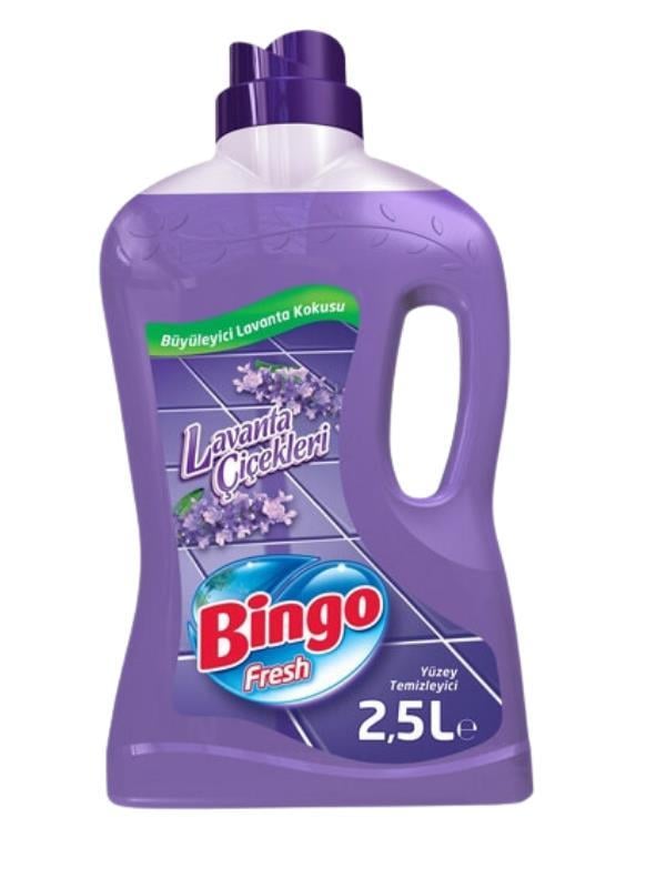 BİNGO FRESH 2,5 LT LAVANTA ÇİÇEKLERİ YÜZEY TEMİZLEYİCİ