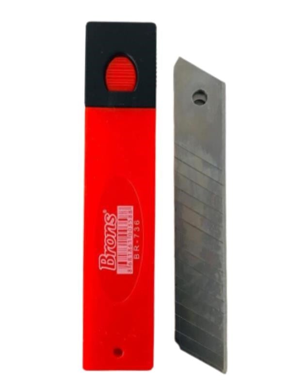 BRONS BR-736 MAKET BIÇAĞI YEDEK GENİŞ 1PK 10 LU