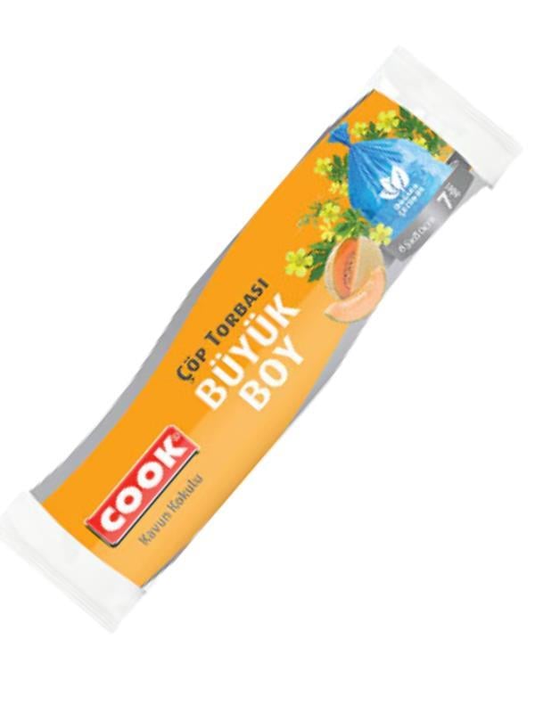 COOK ÇÖP TORBASI BÜYÜK BOY  KAVUN KOKULU 65X80