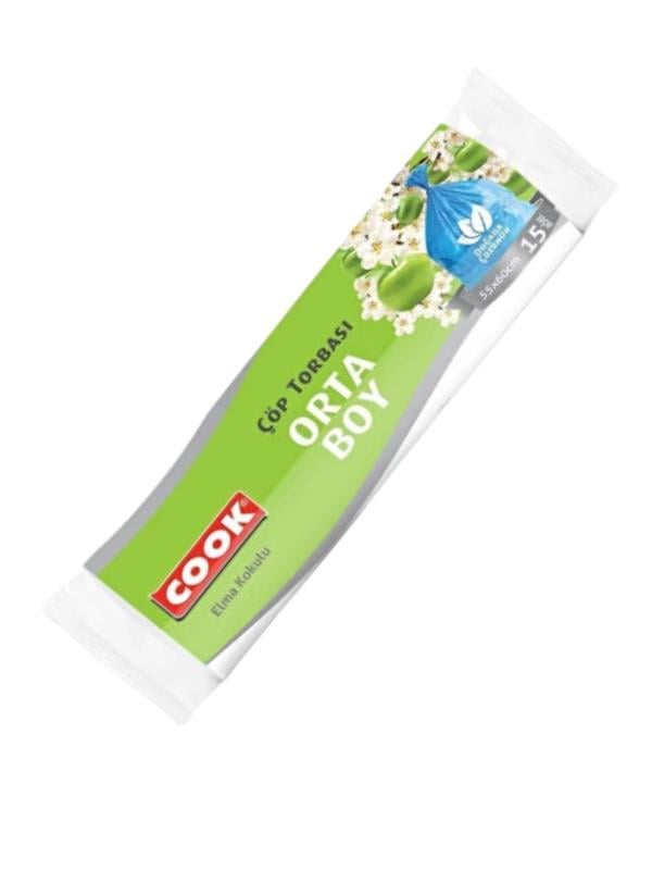 COOK ÇÖP TORBASI ORTA  ELMA KOKULU 55X60