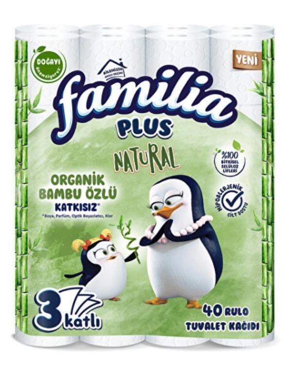FAMİLİA NATURAL TUVALET KAĞIDI 40'LI