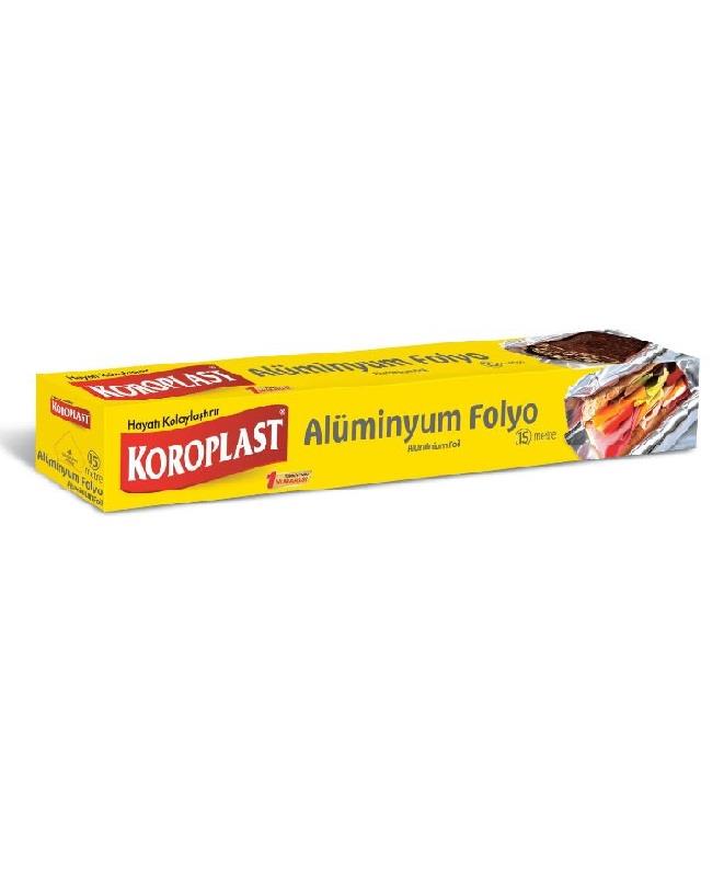 KOROPLAST ALİMİNYUM FOLYO 15 METRE
