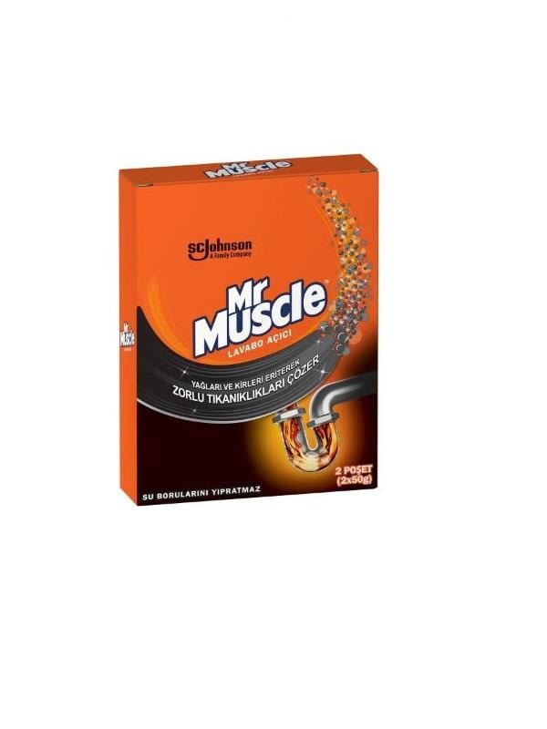 MR MUSCLE GRANÜL LAVABO AÇICISI 2X50 GR