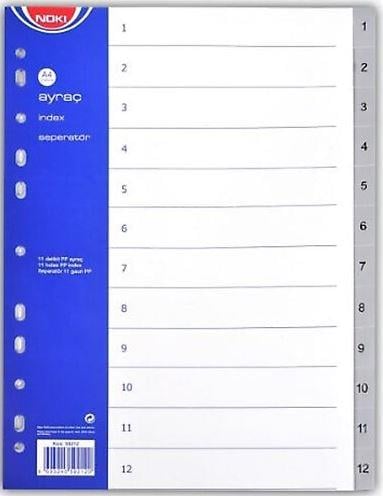 NOKİ AYRAÇ SEPERATÖR 1-10 RAKAM 59210