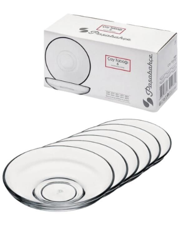 PAŞABAHÇE 54201 ÇAY TABAĞI 6 ADET 102 MM