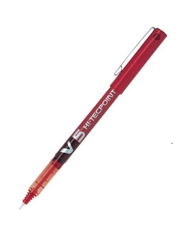 PILOT V5 İĞNE UÇ ROLLER KALEM 05 MM KIRMIZI
