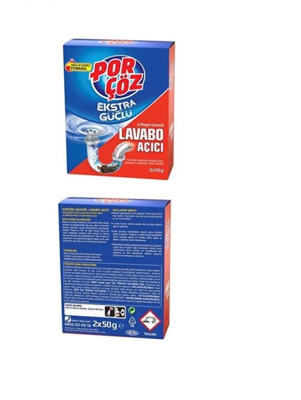 PORÇÖZ LAVABO AÇICI 2 X 50 GR