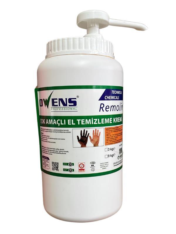 REMOLİN ÇOK AMAÇLI EL TEMİZLEME KREMİ 3 KG.