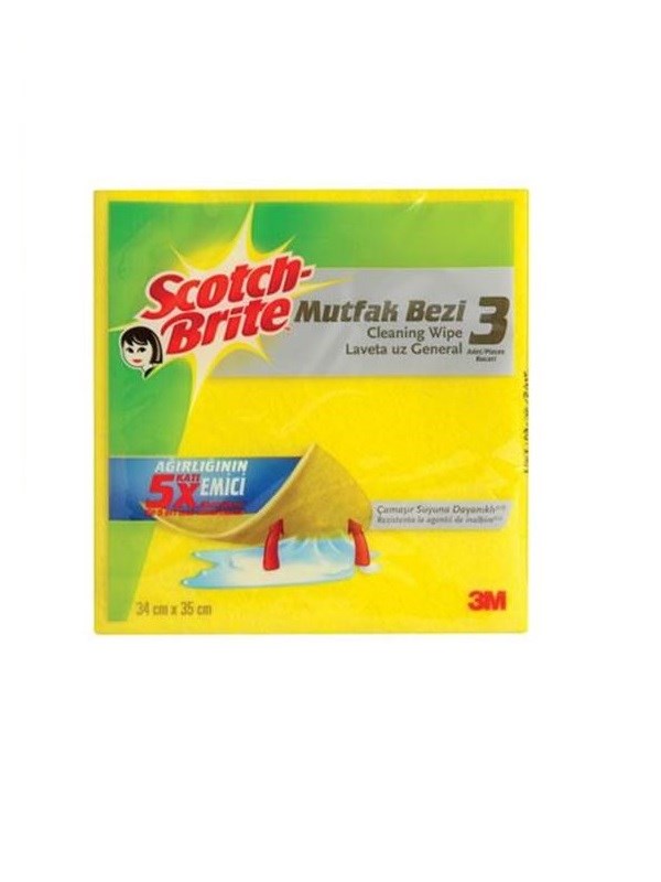 SCOTCH BRİTE MUTFAK BEZİ 3 LÜ AD