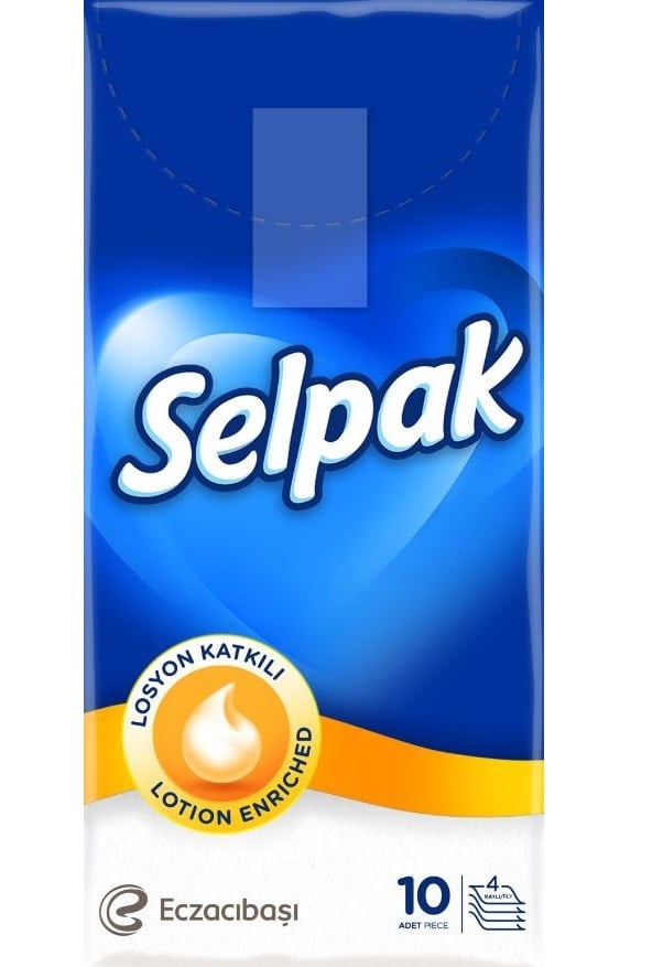 SELPAK LOSYONLU CEP MENDİLİ 1 ADET