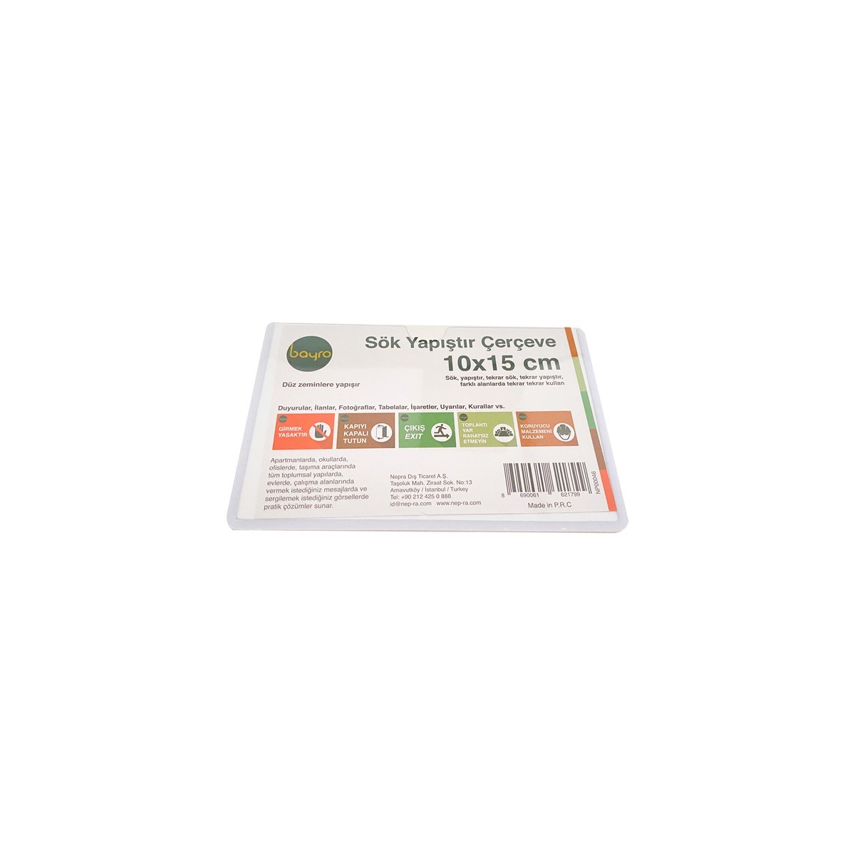 SÖK YAPIŞTIR ÇERÇEVE (10X15) (NP00050) DİKEY
