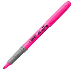 BİC FOSFORLU KALEM BRİTE LİNER GRİP PEMBE 811934