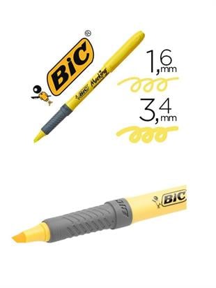 BİC FOSFORLU KALEM BRİTE LİNER GRİP SARI 811935