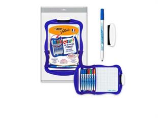 BİC MİNİ BEYAZ TAHTA+8 KALEM 1721+SİLGİ 967444