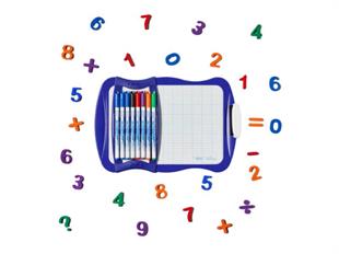 BİC MİNİ BEYAZ TAHTA+8 KALEM 1721+SİLGİ 967444