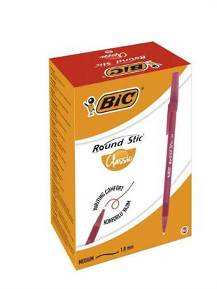 BİC ROUND STİC TÜKENMEZ KALEM 1.0 KIRMIZI