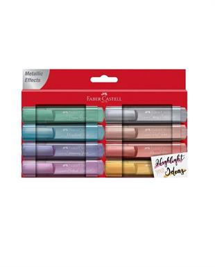 FABER FOSFORLU KALEM 46 METALİK RENK 8 Lİ 154689