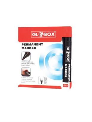 GLOBOX 6771 KOLİ KALEMİ YUVARLAK UÇ SİYAH 12 ADET
