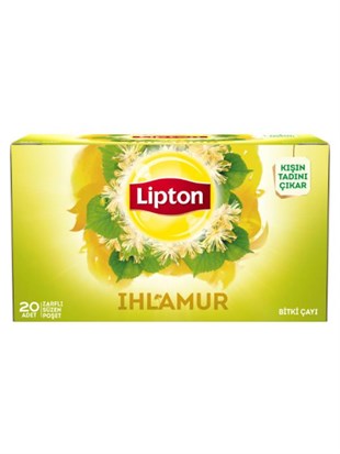 LİPTON BARDAK POŞET BİTKİ ÇAYI IHLAMUR 20'Li
