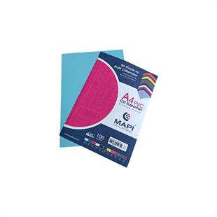 MAPİ A4 PVC OPAK CİLT KAPAK AÇIK MAVİ 100 LÜ